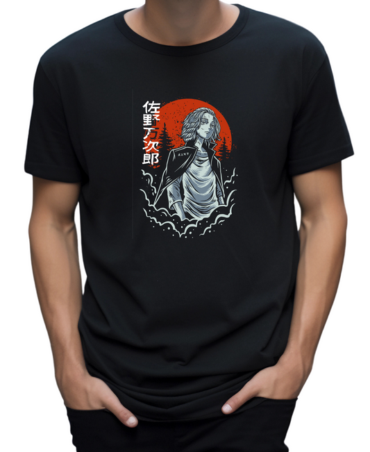 Mikey Tokyo Revenger Anime Black T-Shirt