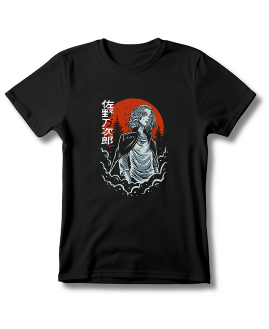 Mikey Tokyo Revenger Anime Black T-Shirt