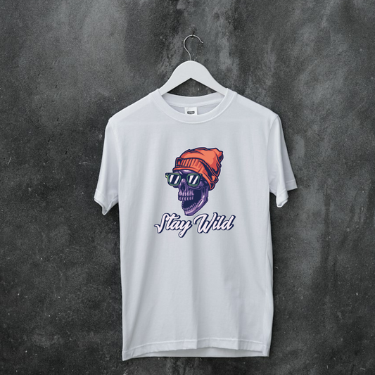 Stay Wild Classic Printed T-Shirt